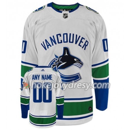Pánské Hokejový Dres Vancouver Canucks Personalizované Adidas Bílá Authentic